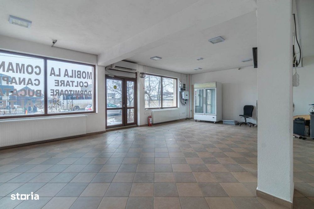De inchiriat – Spatiu comercial 100 mp, la strada principala – int