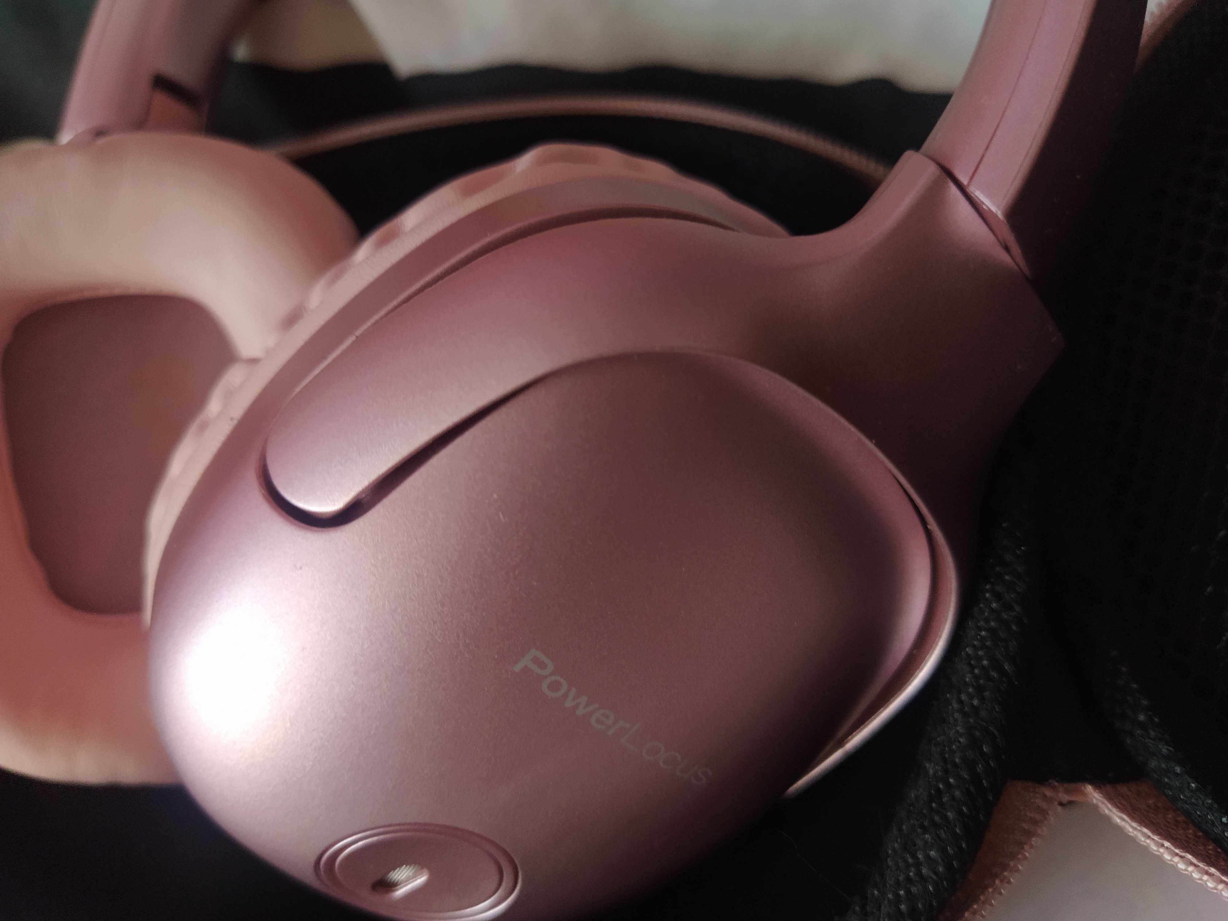 Безжични Bluetooth Слушалки PowerLocus P7, Розово злато
