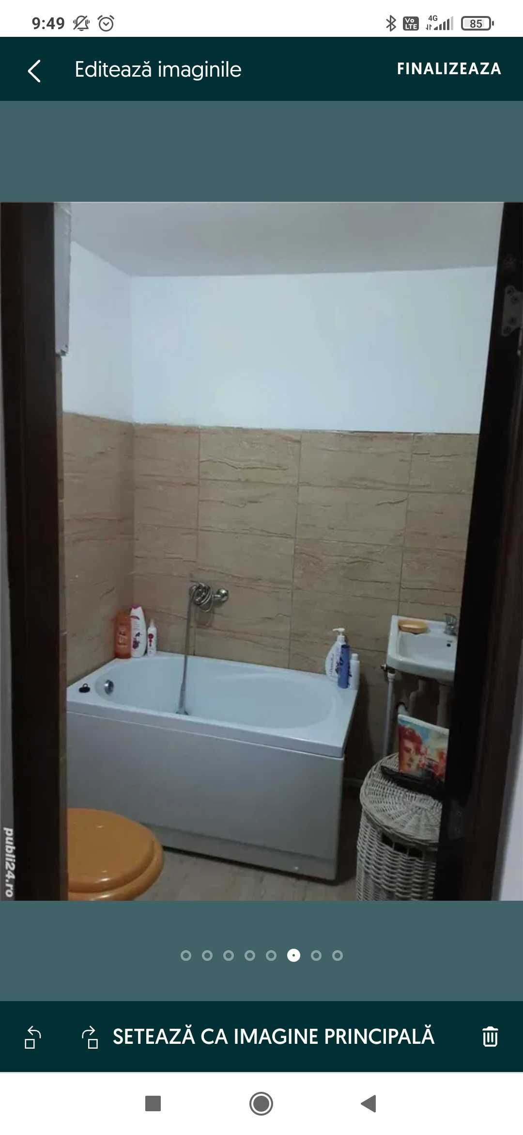 Apartament de vanzare la casa/curte comuna.