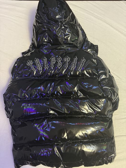 Зимно  черно лачено яке TRAPSTAR