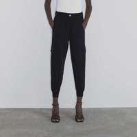 Pantaloni fluizi cargo Zara