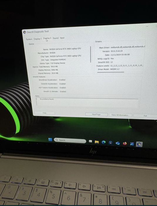 Laptop HP ENVY RTX3060 OLED TouchScreen i7-11800H 64GB RAM WorkStation