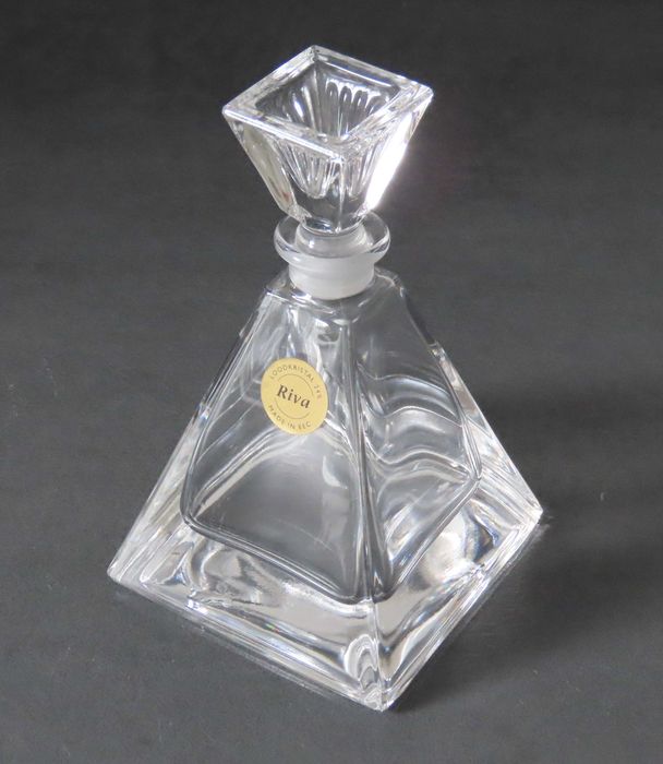 Set carafe / sticlute de parfum din cristal