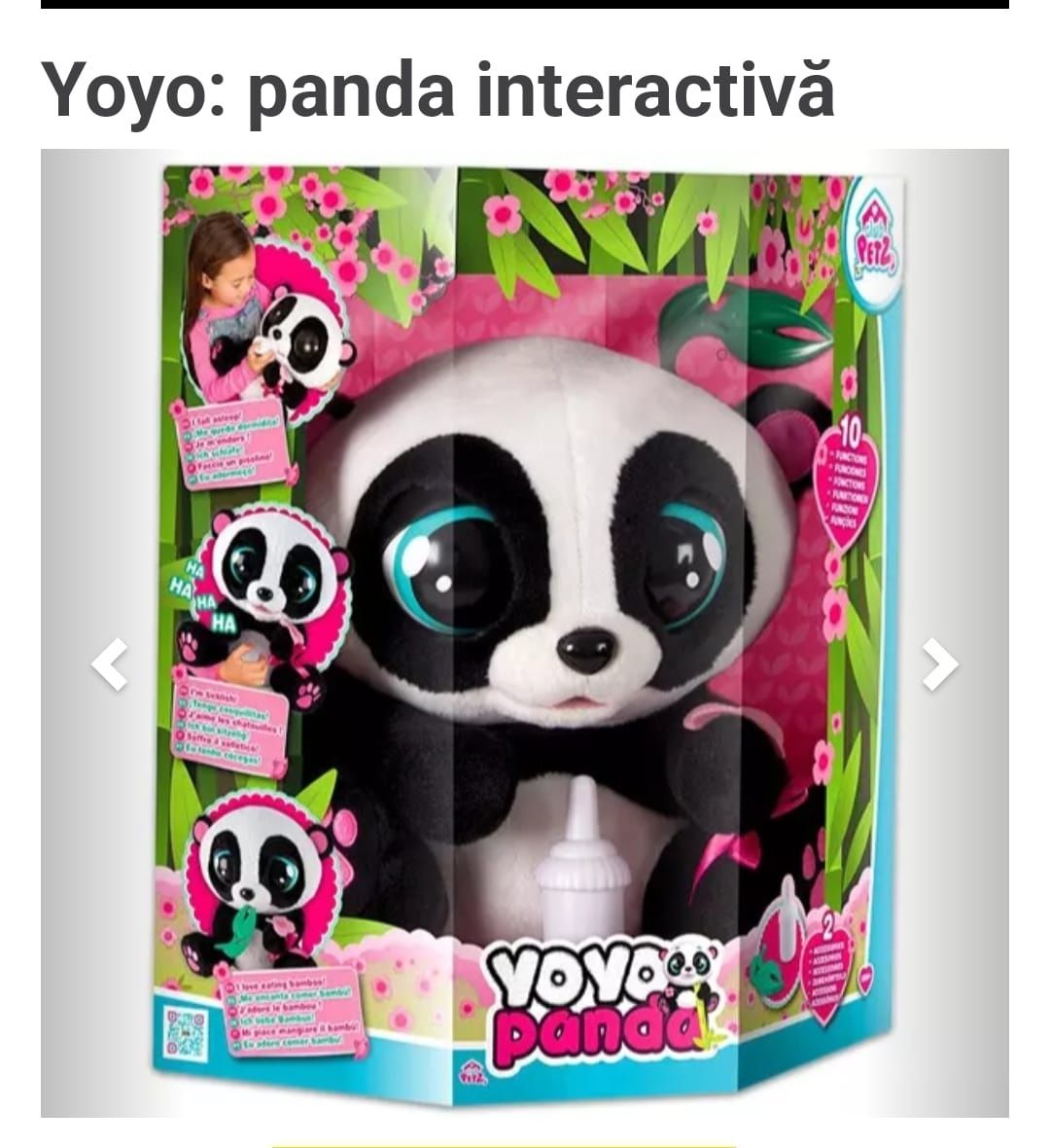 Jucarie Yoyo panda interactiva