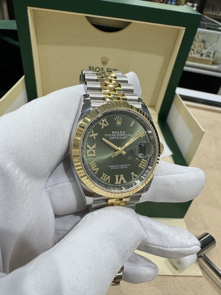 Rolex Datejust 36mm  Золото Бриллианты