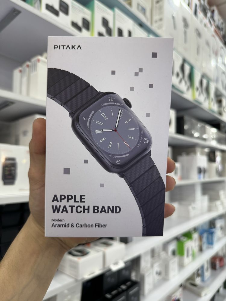 Pitaka Remeshok Ремешок Pitaka Apple Watch Band, для часов из карбона