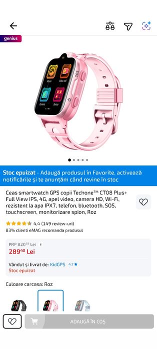 Smartwatch copii