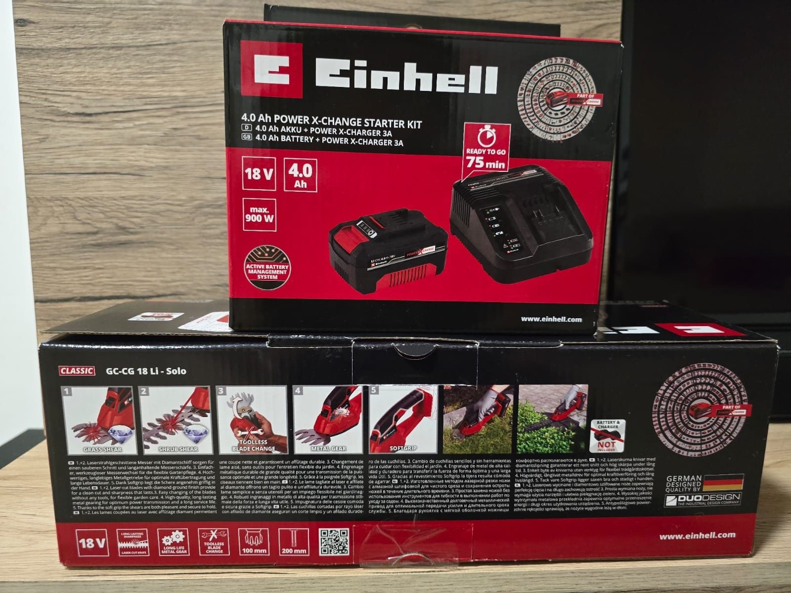 Foarfeca pe acumulator de tuns iarba/arbusti Einhell Power X-Change