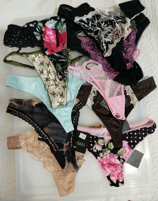 Chiloți tanga vintage outlet S/M/L/XL minim 20 buc