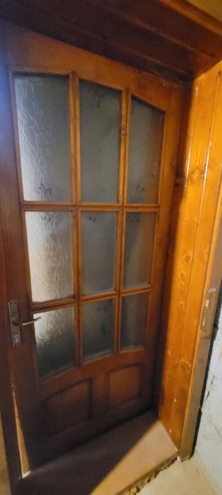 Uși lemn masiv 2 bucăți