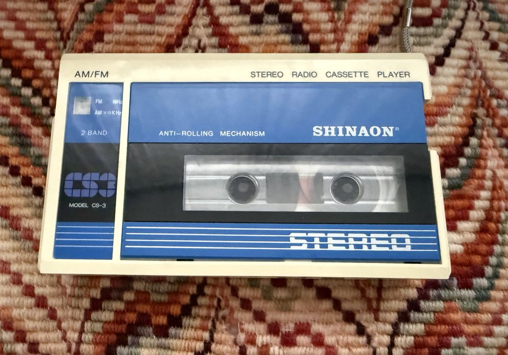 Уокмен walkman casette player Shinaon cs-3