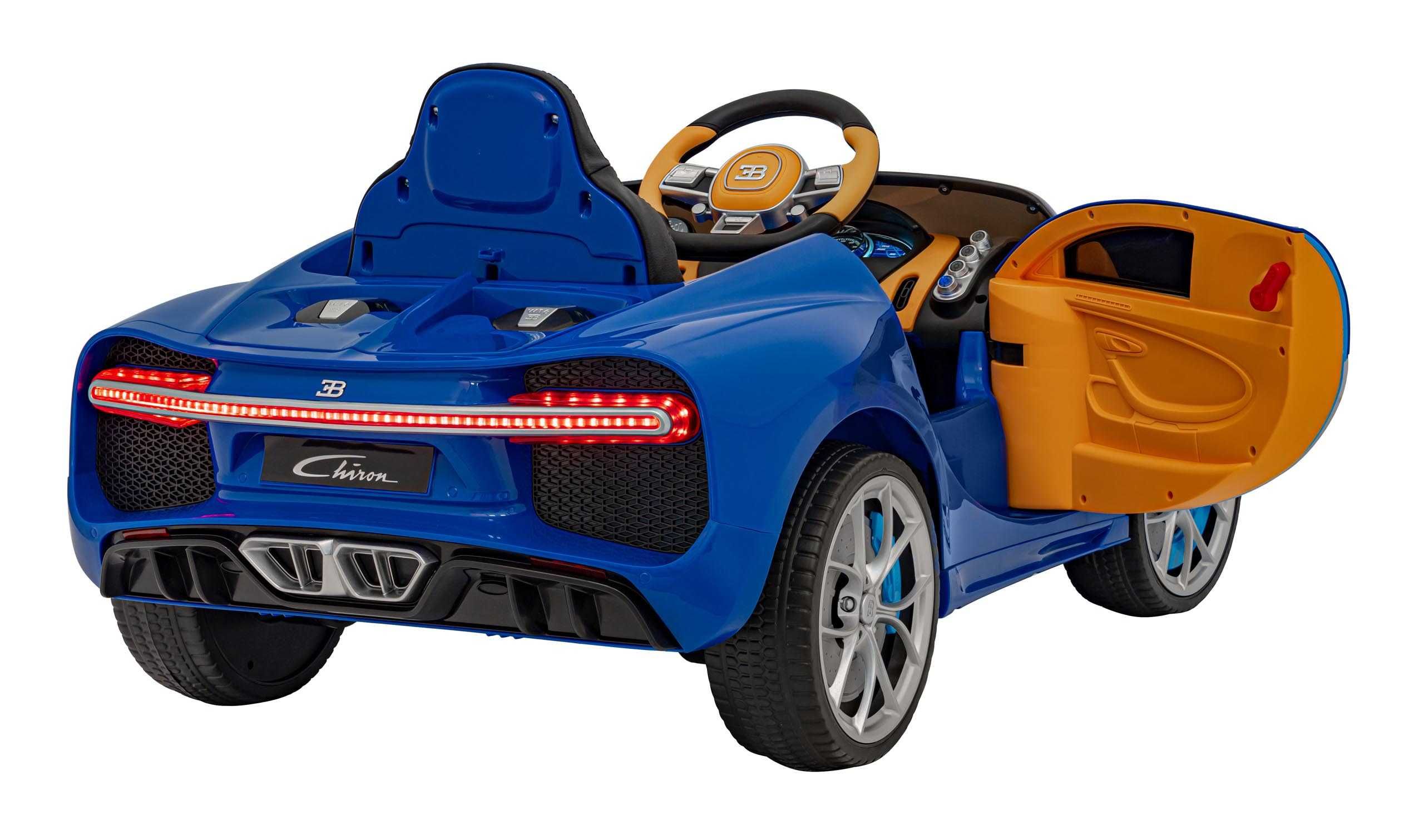 Лицензирана Акумулаторна Кола Bugatti Chiron, 70W, 12V/7Ah, EVA гуми