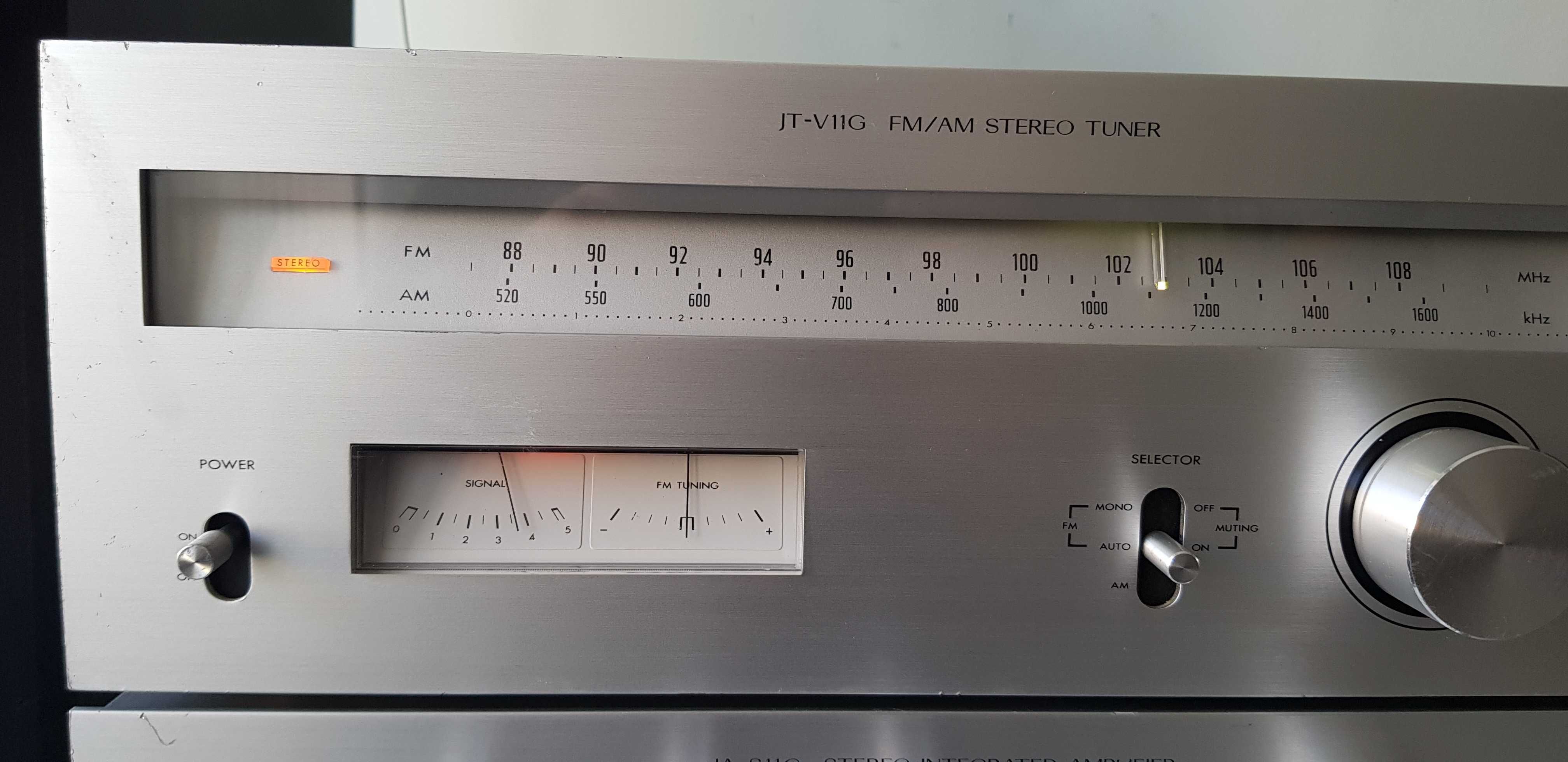 JVC JT V 11 G tuner radio vintage Wu metre ace muzica arta colectie