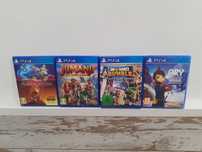 Jumanji , Worms Rumble,Ary secrets of seasons , Aladdin  king Lion PS4