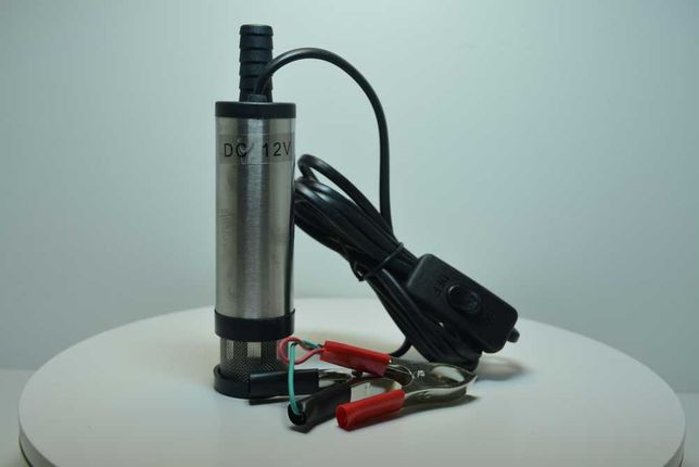 Pompa Mini Submersibila 12V filtru integrat pentru transferul de combu