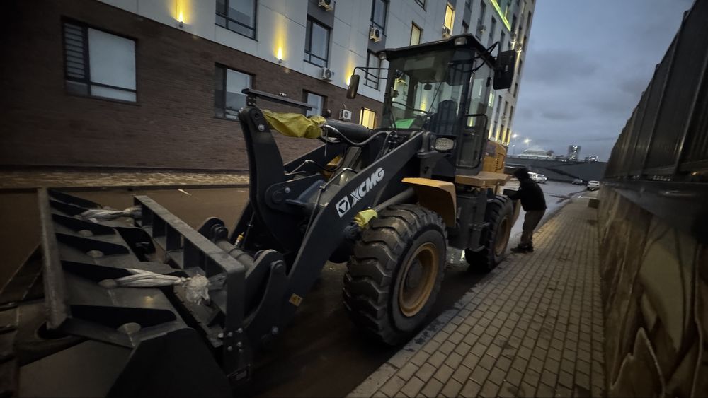 Аренда фронтального погрузчика в Астане | 100 000 тг смена