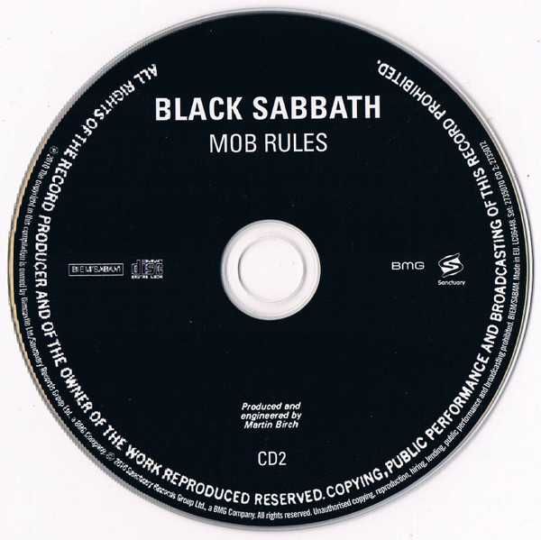 2xCD Black Sabbath - Mob Rules 1981 Deluxe Expanded Edition