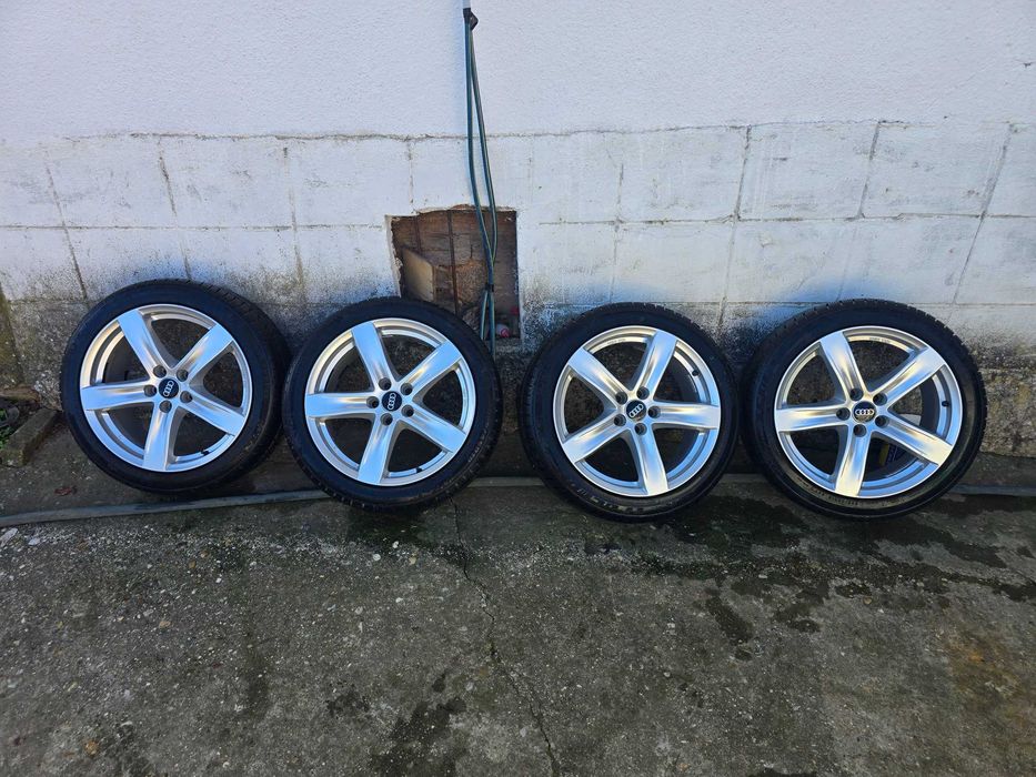 Джанти 18-ки с чисто нови гуми 5×112