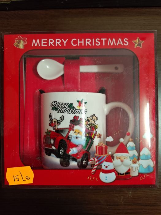 Cana cu model de Crăciun