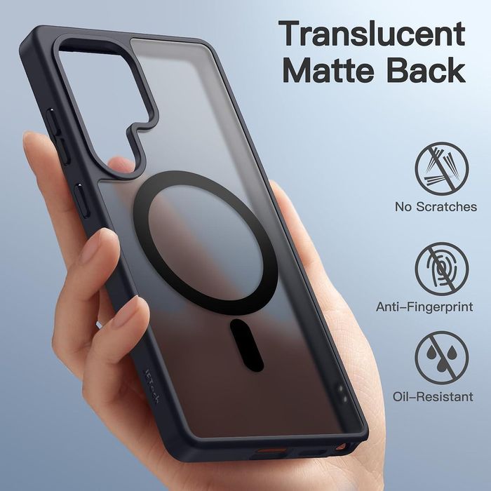 Матов magsafe кейс за samsung galaxy s25 ultra