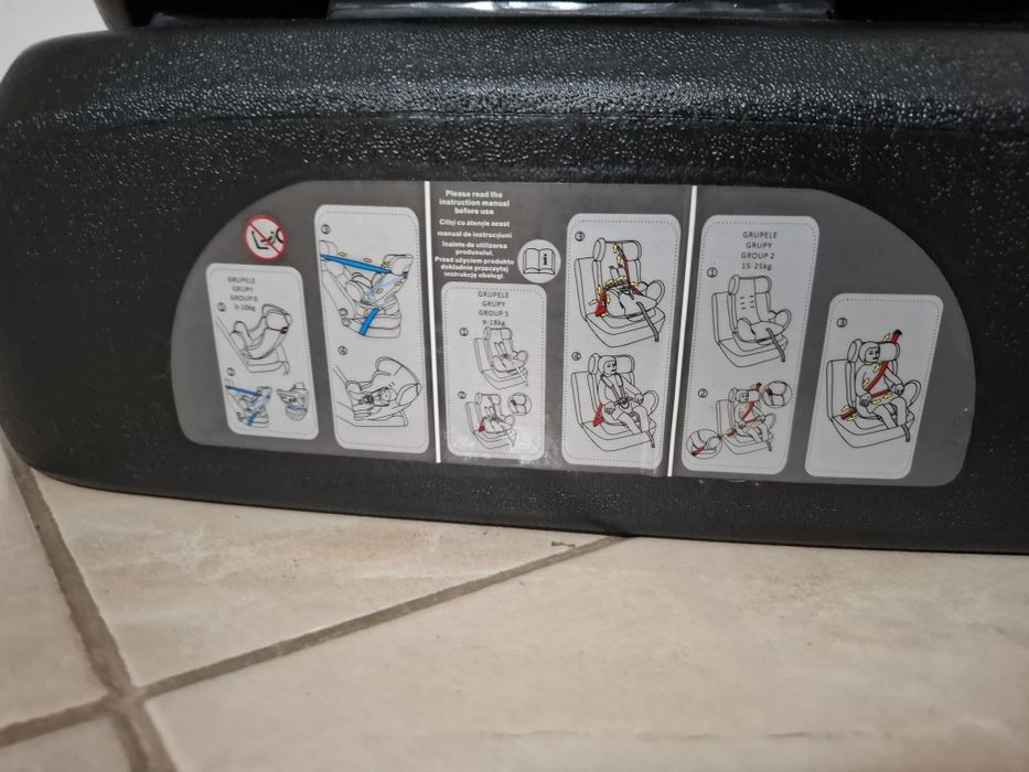Scaun auto U-grow- fixare centura, fara isofix