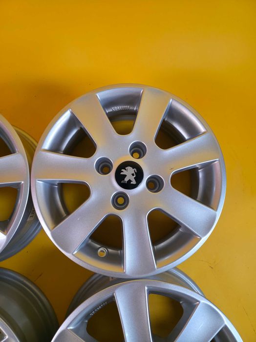 4 Jante Aliaj 4x108 14'' 6J ET 24 - OEM PEUGEOT 208 108 NOI