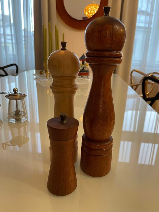 Dansk Design  Rășnițe moara pt sare și piper stil scandinav midcentury