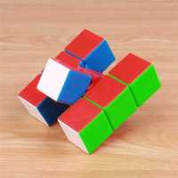 Cub Rubik plat: 1x3x3. Pentru începători/fidget toy. Antistres.