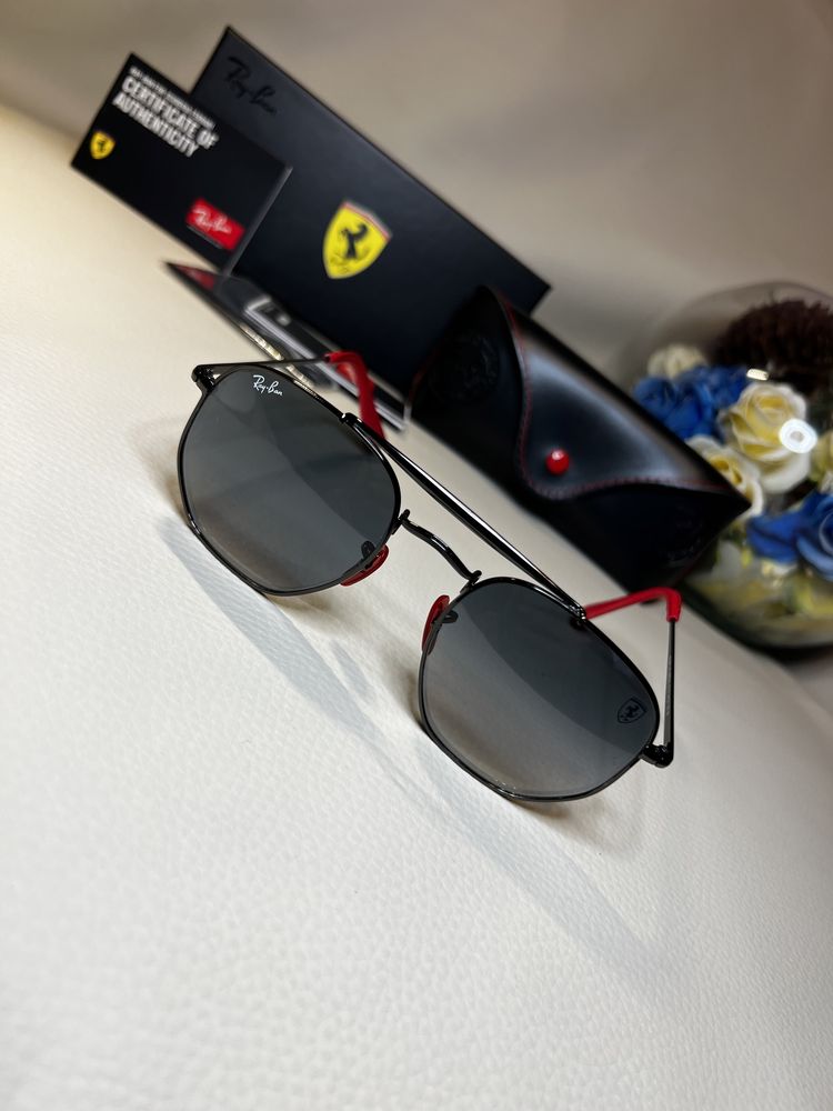 Rayban Ochelari de soare Ray-Ban RB3648 Scuderia Hexagonal FERRARI.