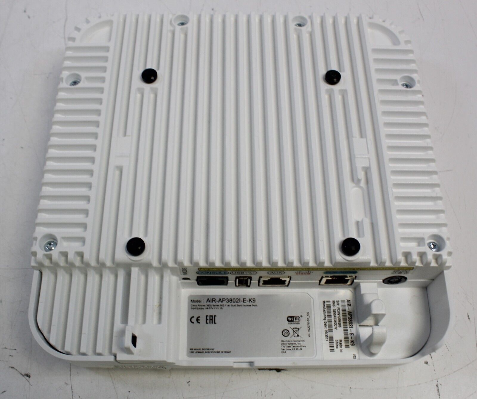 Access Point Cisco AIR-AP3802I-E-K9