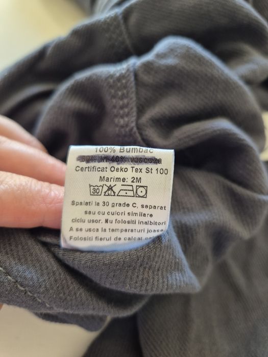 11. Marsupiu sling cu inele wrap tesut gri antracit – Ia-ma cu tine