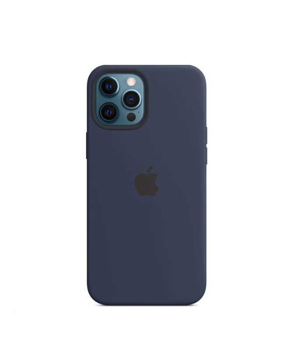 Husa Apple Originala iPhone 14 Pro Silicon Albastru Navy
