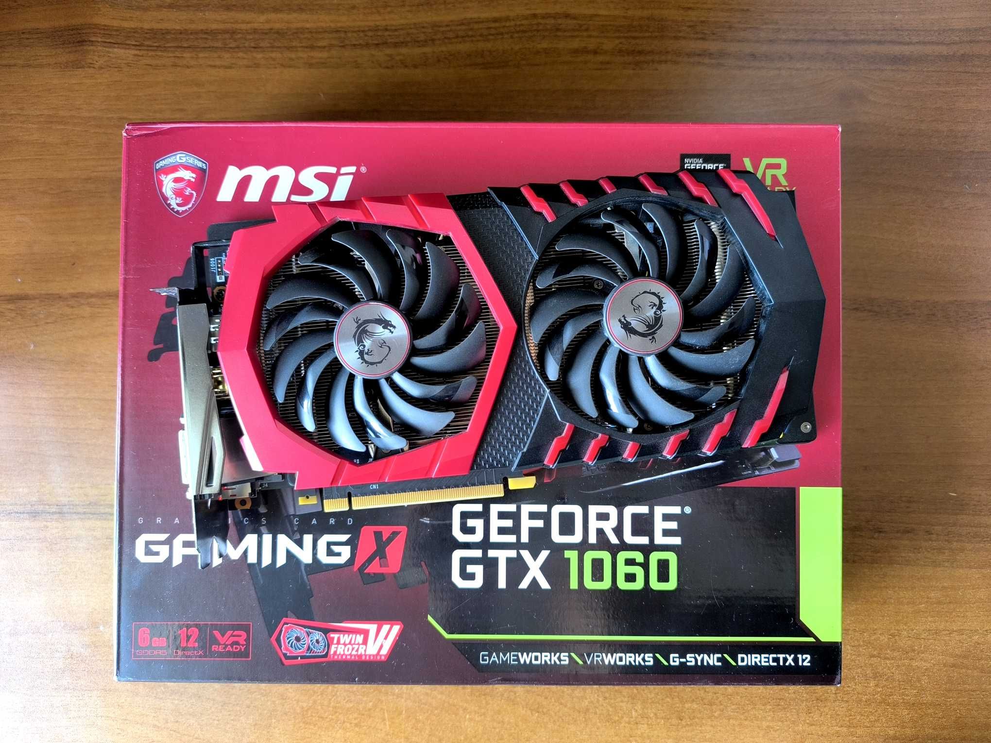 GeForce GTX 1060 GAMING X 6GB GDDR5 (192-bit) Видеокарта