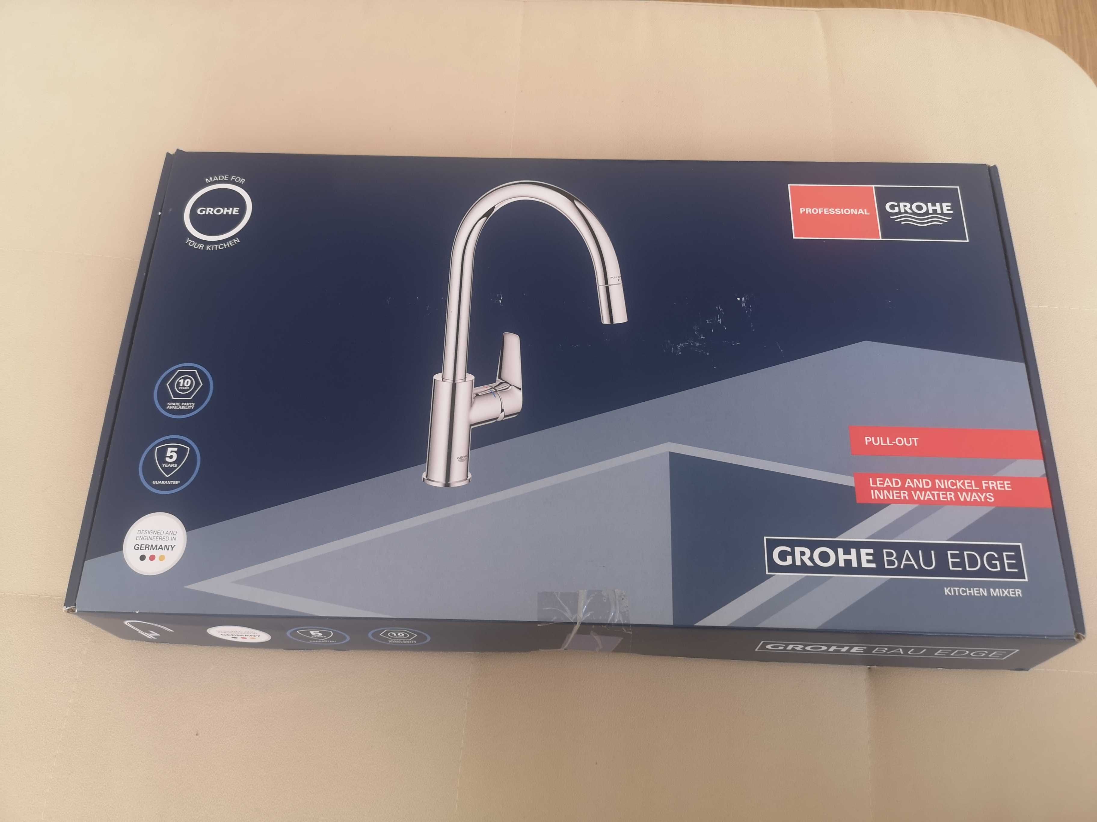 Професионален кухненски смесител Grohe Minta 31375000 – чисто нов