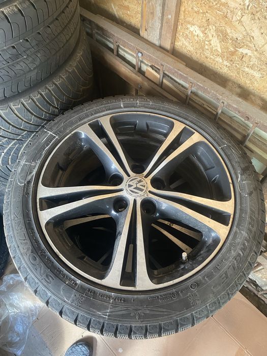 Roti 5x112 R17 Borbet cu anvelope iarna
