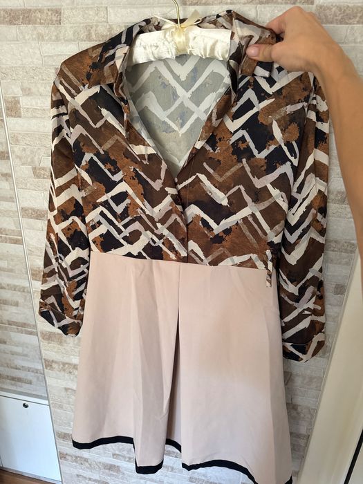 Дамска рокля с колан