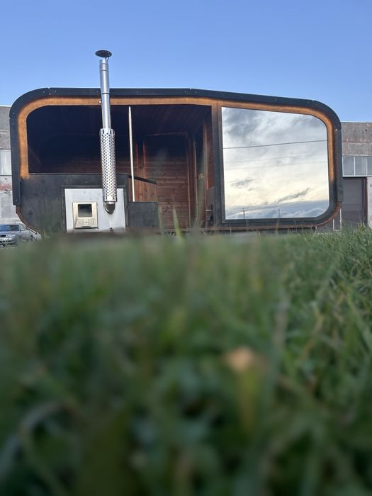 Sauna cu ciubar fibra de sticla thermowood