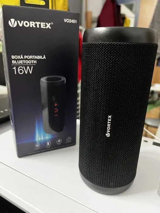 Boxa portabila Bluetooth VORTEX VO2401 MicroSD Radio Waterproof Noua