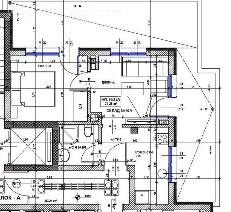 Продава се Двустаен апартамент в Поморие - 93 кв.м за 1497 €/кв.м - Снимка #1