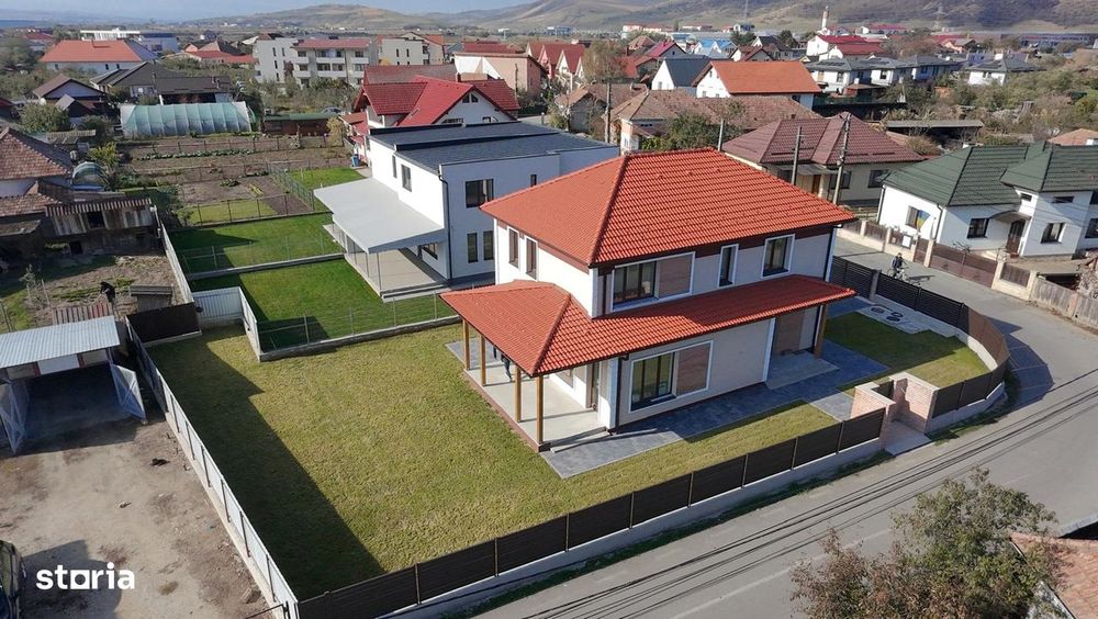 Casa individuala 5 cam P+E, sup.utila 152 mp, teren 601 mp Apahida