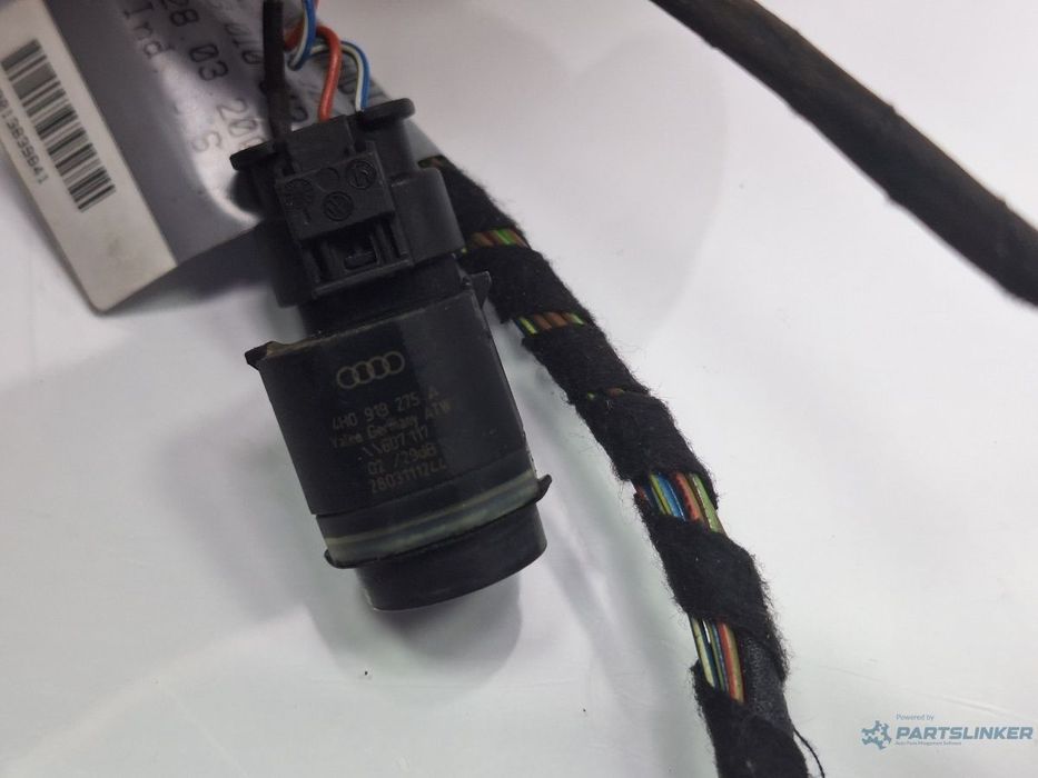 Cablaj si senzor de parcare (PDC) spate AUDI A4 IV Avant 8K5, B8 2007 - 2015 TDI CAGA, CJCA, CMEA, CMFA 8K0971104F , 4H0919275A
