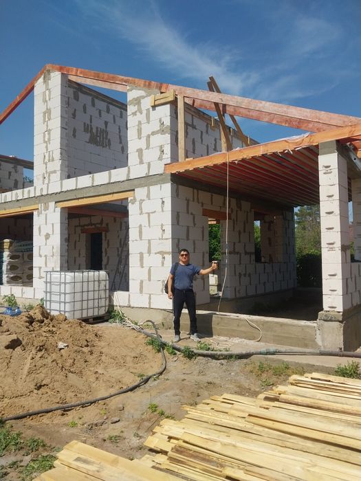 Услуги бригада каменщики построим дом сарай гараж вримянка залем фунда