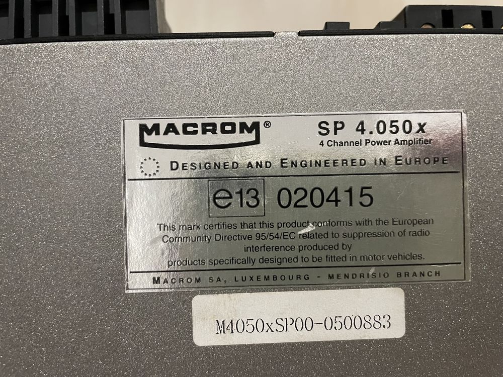 Усилвател Macrom synpower SQ4.040x