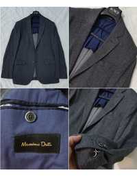 Пиджак 2 та. Итальянский. 100% шерсть  "Massimo dutti".
