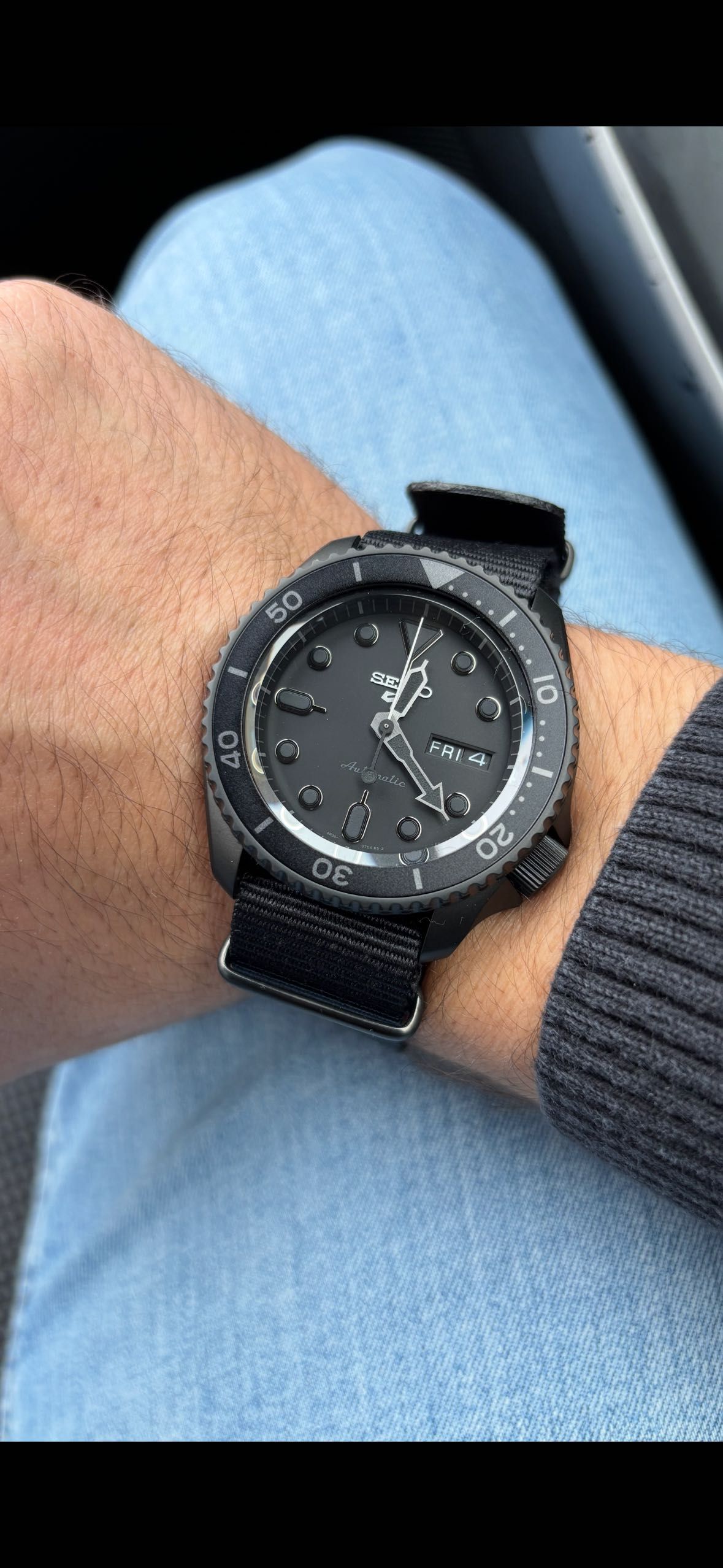 Seiko 5 Automatic Black