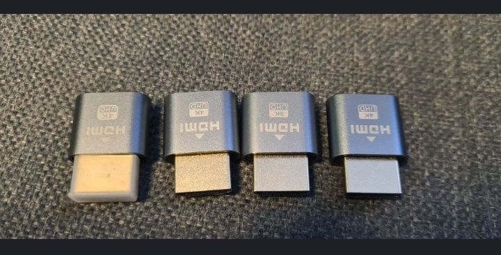 Adaptor Emulator HDMI dummy 4K DDC EDID ajuta pornire GPU fara monitor