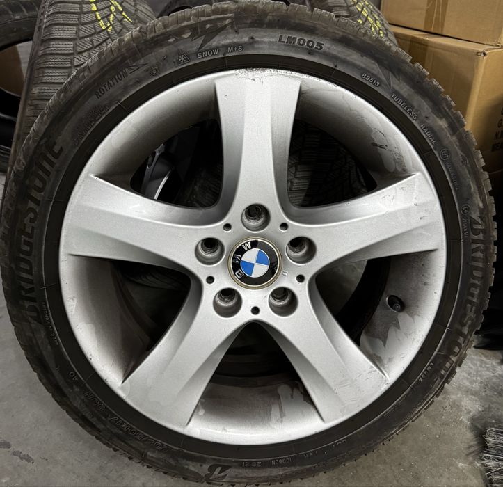 Jante originale BMW R 17 cu anvelope iarna noi!
