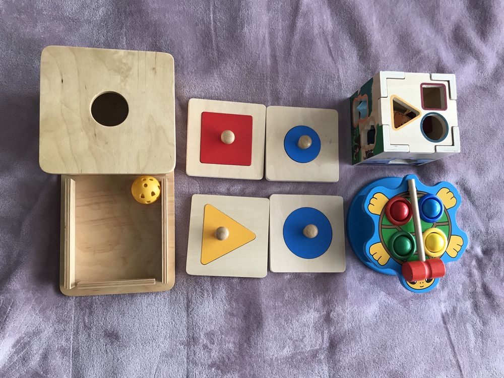 Jucării Montessori din lemn