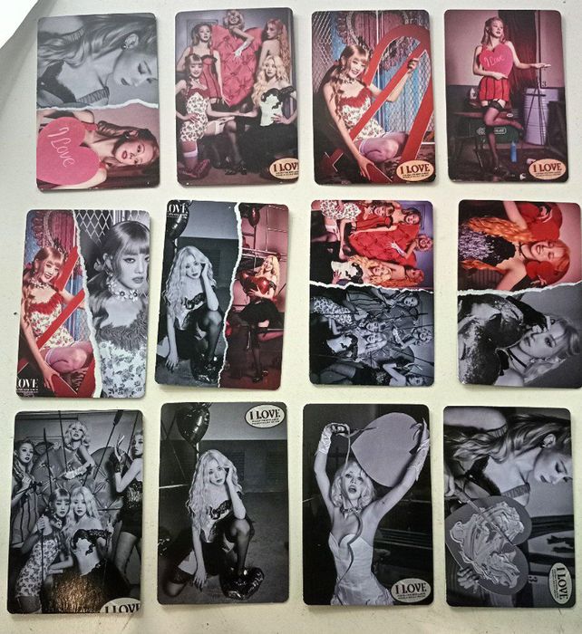 кпоп карточки с мини альбома «i love»