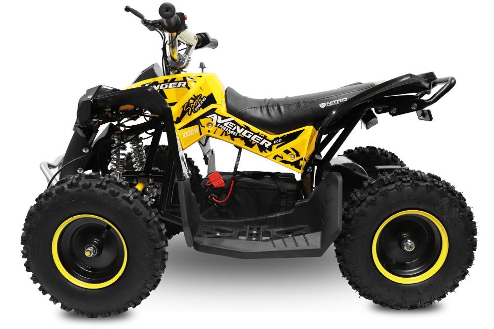 ATV Electric Eco Avenger 1000W 36V cu 3 Trepte de Viteza #Galben